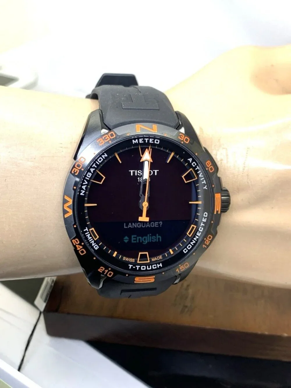 Tissot T-Touch Connect Solar Men's Watch Titanium Black 47.5mm T1214204705104